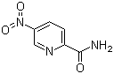 5-Nitropyridine-2-carboxamide molecular structure (CAS 59290-34-5)