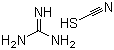 结构式 CAS# 593-84-0, 硫氰酸胍