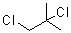 structure of CAS# 594-37-6, 1,2-Dichloro-2-methylpropane;1,2-Dichloroisobutane; 2-Methyl-1,2-dichloropropane; NSC 166449