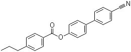 4-Cyanobiphenyl-4'-propylbenzoate molecular structure (CAS 59443-79-7)