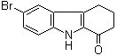 结构式 CAS# 59514-18-0, 6-溴-2,3,4,9-四氢咔唑-1-酮