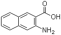 结构式 CAS# 5959-52-4, 3-氨基-2-萘甲酸