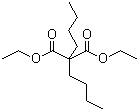 Diethyl dibutylmalonate molecular structure (CAS 596-75-8)