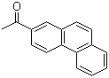 2-乙酰基菲分子结构 (CAS 5960-69-0)