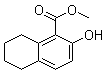structure of CAS# 59604-96-5, 5,6,7,8-Tetrahydro-2-hydroxy-1-naphthalenecarboxylic acid methyl ester;Methyl 2-hydroxy-5,6,7,8-tetrahydro-1-naphthoate