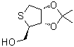 结构式 CAS# 596103-06-9, 1,4-二脱氧-1,4-环硫-2,3-O-(异丙亚基)-D-核糖醇