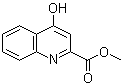 Methyl 4-hydroxy-2-quinolinecarboxylate molecular structure (CAS 5965-59-3)