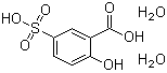 5-磺基水杨酸分子结构 (CAS 5965-83-3)