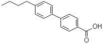结构式 CAS# 59662-46-3, 4'-丁基-联苯-4-甲酸