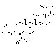 3-Acetyl-beta-boswellic acid molecular structure (CAS 5968-70-7)