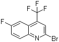结构式 CAS# 596845-30-6, 2-溴-6-氟-4-三氟甲基喹啉