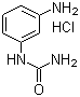 structure of CAS# 59690-88-9, (3-Aminophenyl)-urea monohydrochloride;Metauriedoaniline hydrochloride; MUA