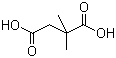 结构式 CAS# 597-43-3, 2,2-二甲基丁二酸