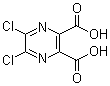 结构式 CAS# 59715-45-6, 5,6-二氯吡嗪-2,3-二甲酸