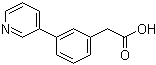 structure of CAS# 597584-62-8, 3-(3-Pyridinyl)phenylacetic acid