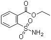 结构式 CAS# 59777-72-9, 2-甲酸乙酯苯磺酰胺; 2-氨基磺酰苯甲酸乙酯