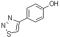 4-([1,2,3]Thiadiazol-4-yl)phenol molecular structure (CAS 59834-05-8)