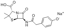 Penicillin X sodium molecular structure (CAS 5985-13-7)
