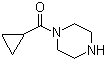structure of CAS# 59878-57-8, 1-(Cyclopropylcarbonyl)piperazine;cyclopropyl(piperazin-1-yl)methanone