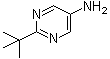 结构式 CAS# 59950-55-9, 5-氨基-2-叔丁基嘧啶