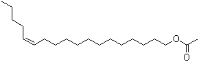 structure of CAS# 60037-58-3, (Z)-13-Octadecen-1-ol acetate