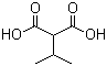 structure of CAS# 601-79-6, Isopropylmalonic acid;2-Isopropyl-malonic acid