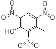 3-甲基-2,4,6-三硝基苯酚分子结构 (CAS 602-99-3)