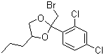 2-溴甲基-2-(2,4-二氯苯基)-4-丙基-1,3-二氧戊环分子结构 (CAS 60207-89-8)