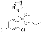 Etaconazole molecular structure (CAS 60207-93-4)