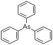 Triphenylarsine molecular structure (CAS 603-32-7)