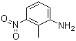 结构式 CAS# 603-83-8, 2-甲基-3-硝基苯胺