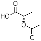 结构式 CAS# 6034-46-4, (S)-(-)-2-乙酰氧基丙酸