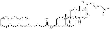 Cholesteryl linoleate molecular structure (CAS 604-33-1)