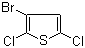 structure of CAS# 60404-18-4, 3-Bromo-2,5-dichlorothiophene