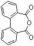 structure of CAS# 6050-13-1, Diphenic anhydride;2,2'-Biphenyldicarboxylic anhydride
