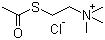 structure of CAS# 6050-81-3, Acetylthiocholine chloride;(2-Mercaptoethyl)trimethylammonium chloride acetate