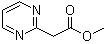 structure of CAS# 60561-50-4, 2-Pyrimidineacetic acid methyl ester;Methyl 2-(2-pyrimidyl)acetate