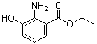 2-Amino-3-hydroxybenzoic acid ethyl ester molecular structure (CAS 606-13-3)