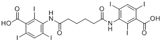 Iodipamide molecular structure (CAS 606-17-7)
