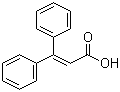 structure of CAS# 606-84-8, 3,3-Diphenyl-2-propenoic acid;3,3-Diphenylacrylic acid; NSC 120400; NSC 16293