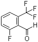 structure of CAS# 60611-24-7, 2-Fluoro-6-trifluoromethylbenzaldehyde;a,a,a,6-Tetrafluoro-o-tolualdehyde