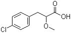 3-(4-氯苯基)-2-甲氧基丙酸分子结构 (CAS 606493-11-2)
