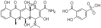 Doxycycline sulfosalicylate molecular structure (CAS 60683-15-0)
