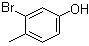 structure of CAS# 60710-39-6, 3-Bromo-4-methylphenol;2-Bromo-4-hydroxytoluene