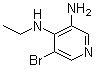 structure of CAS# 607371-03-9, 5-Bromo-N4-ethylpyridine-3,4-diamine