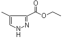 4-Methyl-1H-pyrazole-3-carboxylic acid ethyl ester molecular structure (CAS 6076-12-6)