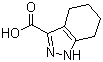 4,5,6,7-Tetrahydro-1H-indazole-3-carboxylic acid molecular structure (CAS 6076-13-7)