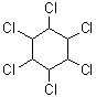 structure of CAS# 608-73-1, 1,2,3,4,5,6-Hexachlorocyclohexane;BHC; HCH; NSC 11807; NSC 7909; NSC 8093