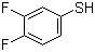 structure of CAS# 60811-24-7, 3,4-Difluorothiophenol;3,4-Difluorobenzene-1-thiol