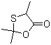 2,2,4-Trimethyl-1,3-oxathiolan-5-one molecular structure (CAS 60822-65-3)